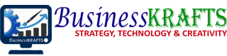 The logo of BusinessKrafts, a prominent web development, digital marketing and a business consulting farm in India