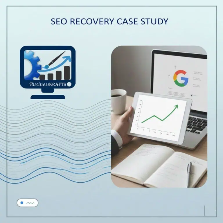 SEO Recovery Case Study (2020–2025) – How Clean SEO Philosophy Saved BusinessKrafts